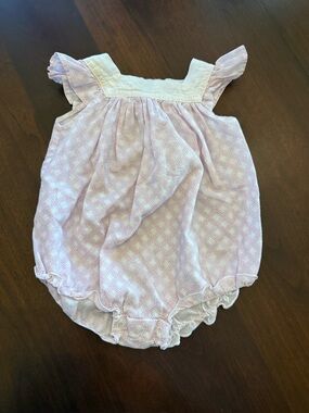 Feather Baby Snap Jumper one piece 3-6 months - 100% Pima cotton